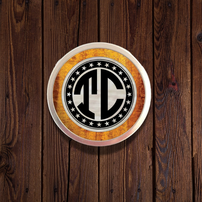 Custom Koa & Pearl | Pick Tin