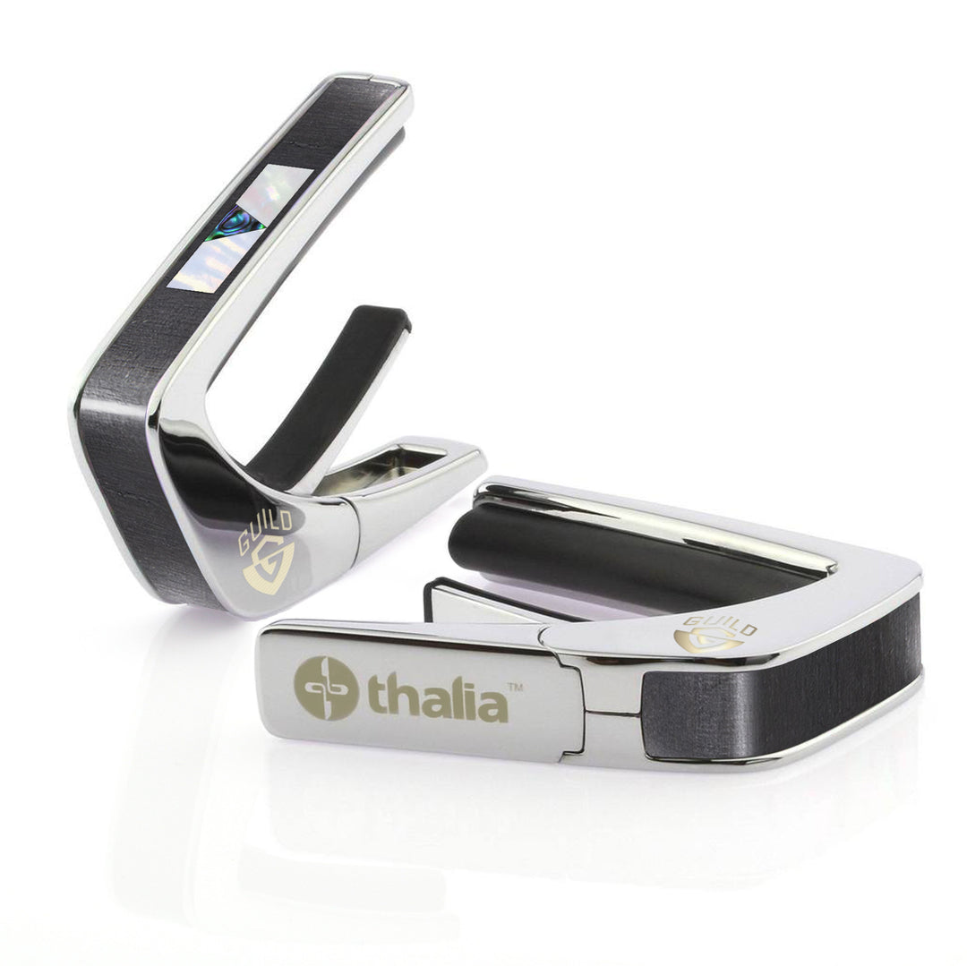 Guild V-Block Black Ebony Inked & Pearl | Officially Licensed Capo
