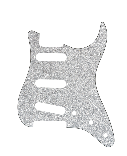 Silver Sparkle | Stratocaster Pickguard