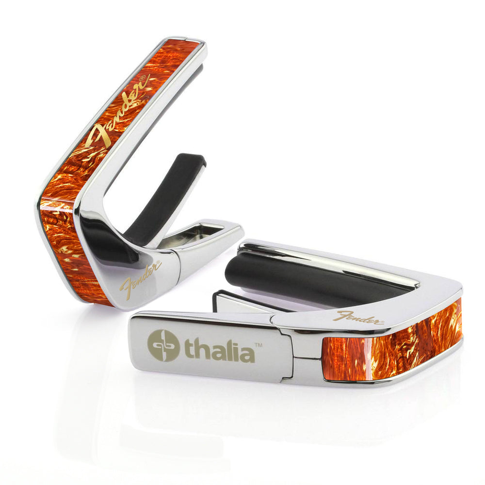 Fender Tortoise Shell with Gold Perine Logo | Officially Licensed Capo