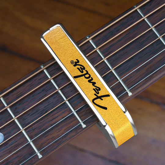 Fender Maple with Black Spaghetti Logo | Officially Licensed Capo