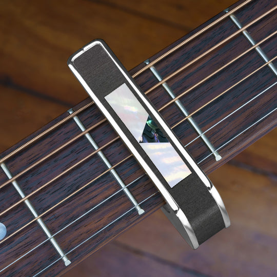 Guild V-Block Black Ebony Inked & Pearl | Officially Licensed Capo
