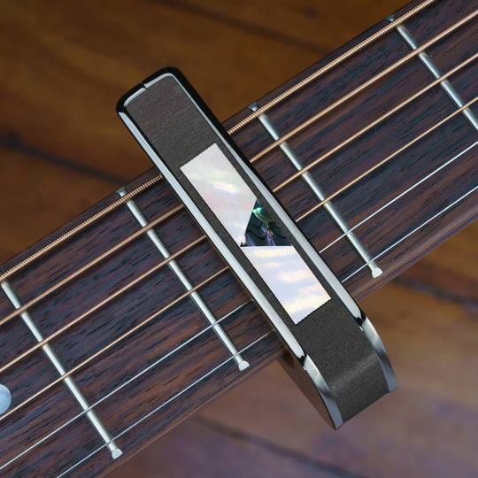 Guild V-Block Black Ebony Inked & Pearl | Officially Licensed Capo