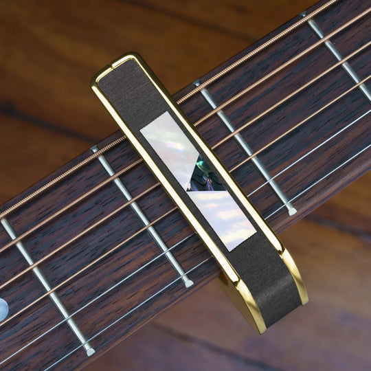 Guild V-Block Black Ebony Inked & Pearl | Officially Licensed Capo