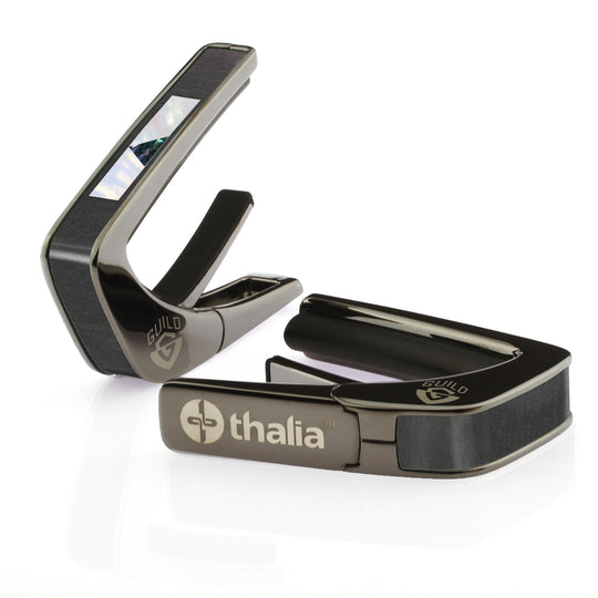 Guild V-Block Black Ebony Inked & Pearl | Officially Licensed Capo