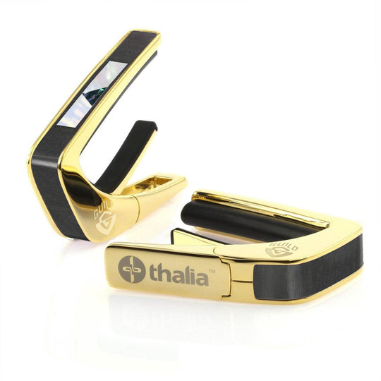 Guild V-Block Black Ebony Inked & Pearl | Officially Licensed Capo