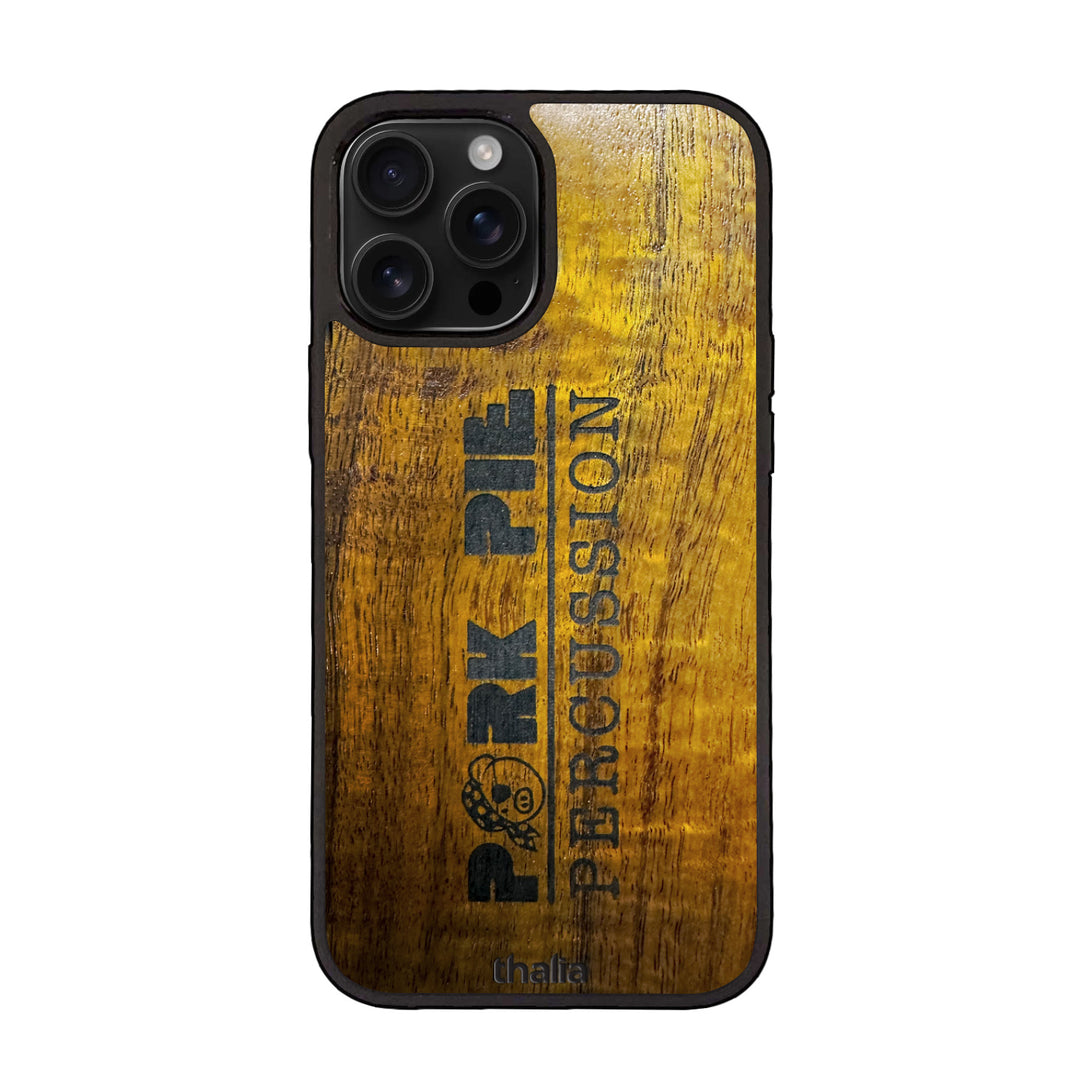 Pork Pie on Hawaiian Koa | iPhone Case