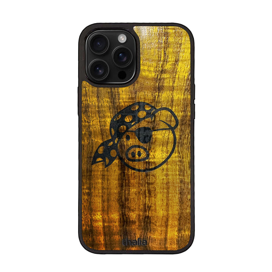 Pork Pie on Hawaiian Koa | iPhone Case
