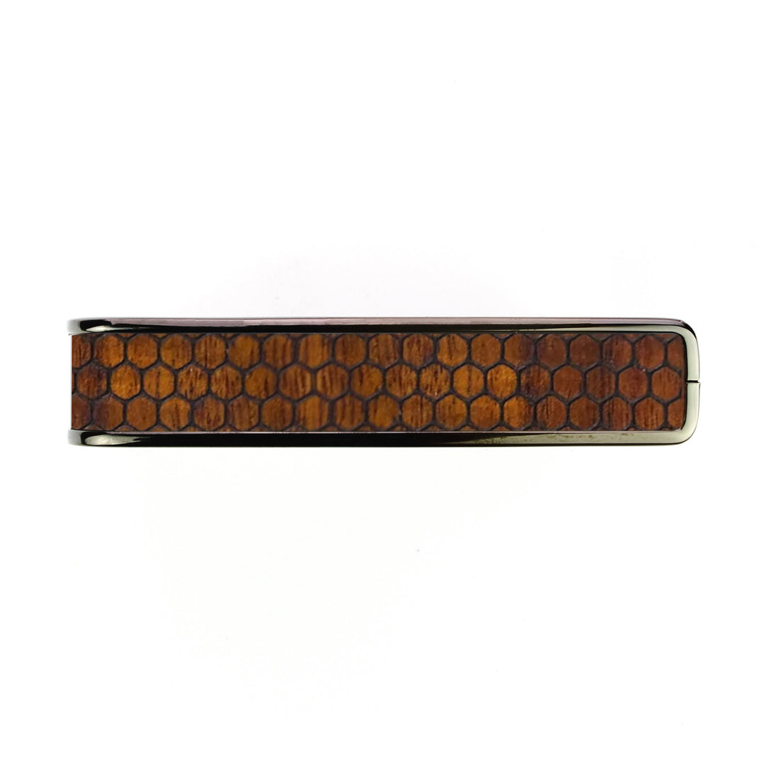 AAA Curly Hawaiian Koa Save The Bees Honeycomb | Officially Licensed Capo