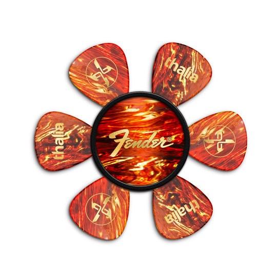 Fender Tortoise Shell Perine Logo| Pick Puck 2.0
