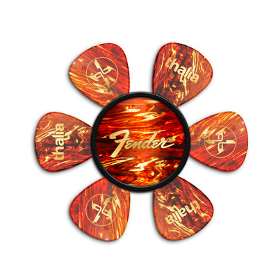 Fender Tortoise Shell Perine Logo| Pick Puck 2.0