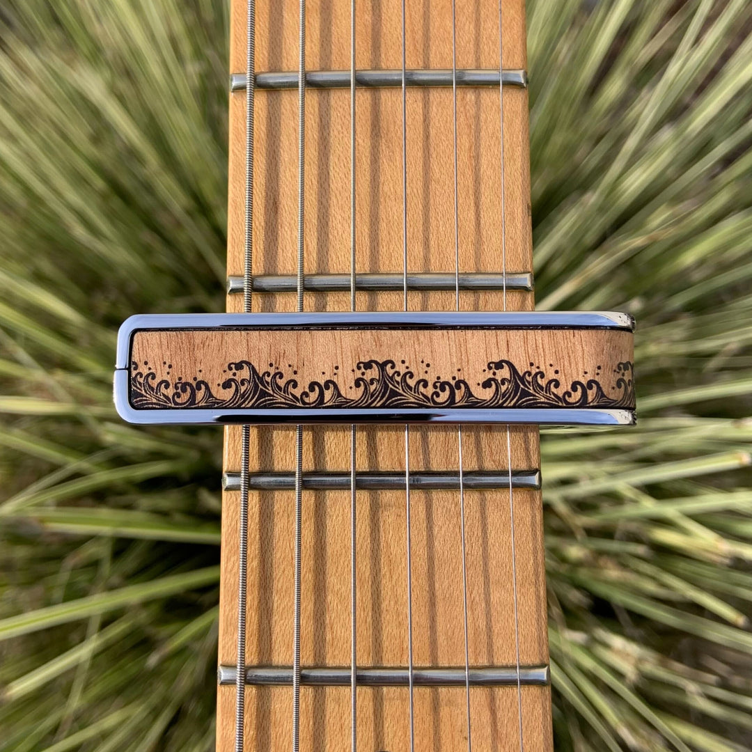 Flamed Maple Waves | Deluxe Capo