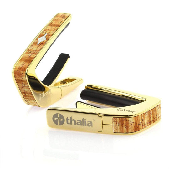 GibsonbyThalia Capo Gibson Soft Diamond | Capo 24K Gold / Hawaiian Koa
