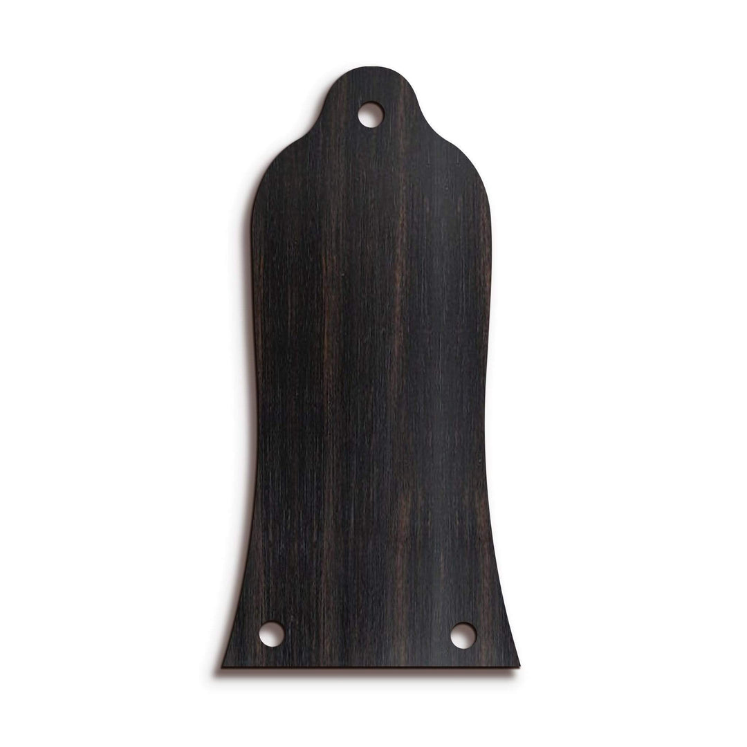 GibsonbyThalia Truss Rod Cover Custom Truss Rod Cover | Shape T10 - Fits Many Epiphone Guitars Just Wood / Black Ebony