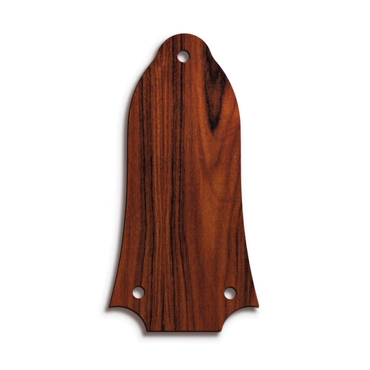 GibsonbyThalia Truss Rod Cover Custom Truss Rod Cover | Shape T6 - Fits Many Epiphone Guitars Just Wood / Santos Rosewood