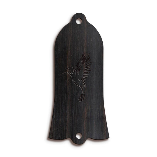 GibsonbyThalia Truss Rod Cover Gibson Truss Rod Cover (Traditional) | Shape T22 - Fits Gibson Guitars Hummingbird / Black Ebony