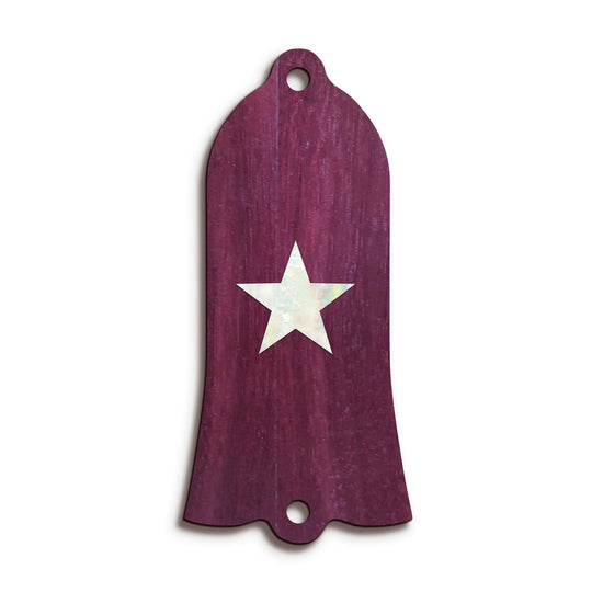 GibsonbyThalia Truss Rod Cover Gibson Truss Rod Cover (Traditional) | Shape T22 - Fits Gibson Guitars Pearl Star / Purpleheart