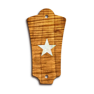 GuildbyThalia Truss Rod Cover Custom Truss Rod Cover | Shape T2 - Fits Most Guild Guitars Pearl Star / AAA Curly Koa