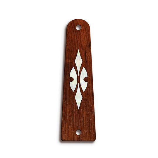 TaylorbyThalia Truss Rod Cover Classic Taylor Inlay Truss Rod Cover | Shape T14 - Fits 2 Hole Taylor Guitars 700 Series Reflections / Indian Rosewood