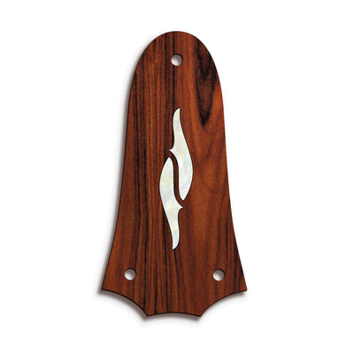 TaylorbyThalia Truss Rod Cover Classic Taylor Inlay Truss Rod Cover | Shape T3 - Fits 3 Hole Taylor Guitars 800 Series Element / Rosewood