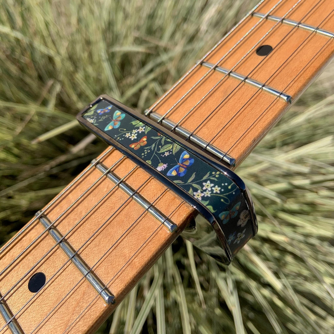 Thalia Capo Butterflies On Pearl | Limited Edition Capo