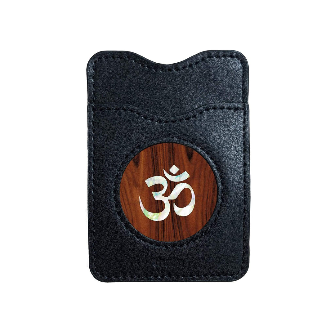 Thalia Phone Wallet Pearl OM | Leather Phone Wallet Santos Rosewood
