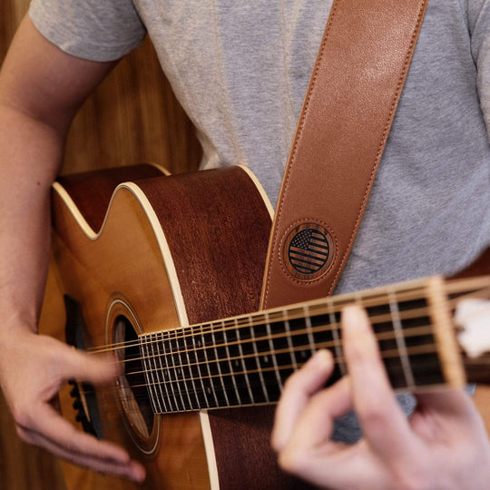 Thalia Strap Old Glory Engraving | Italian Leather Strap