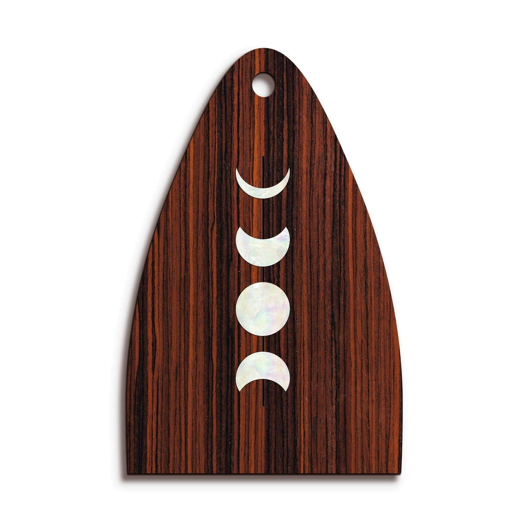 Thalia Truss Rod Cover Custom Truss Rod Cover | Shape T13 - Fits Many PRS Guitars Moon Phases / Indian Rosewood