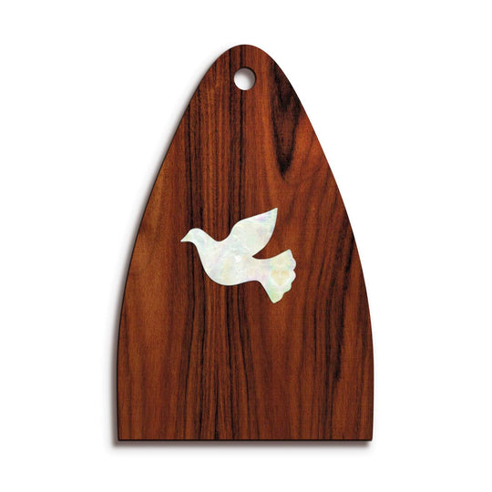 Thalia Truss Rod Cover Custom Truss Rod Cover | Shape T13 - Fits Many PRS Guitars Pearl Dove / Santos Rosewood